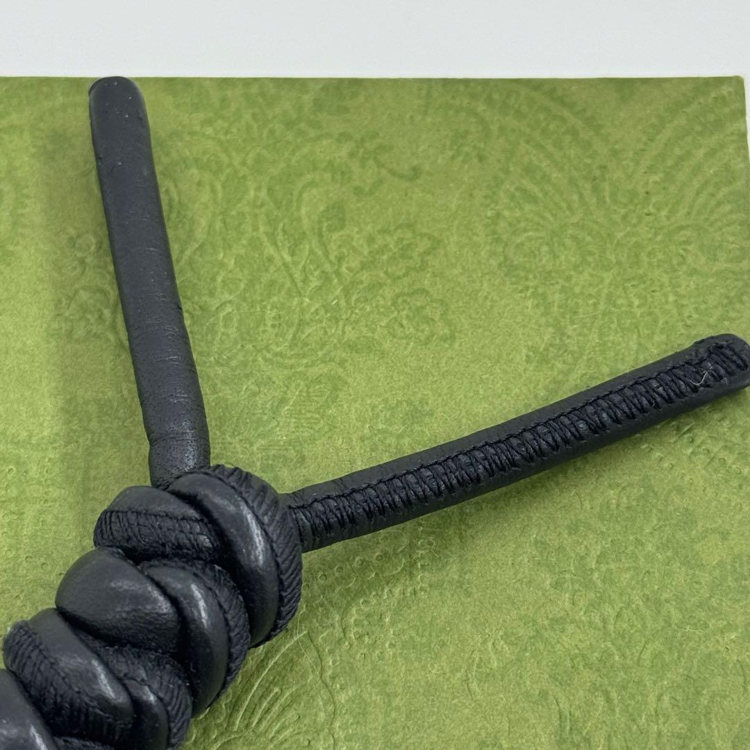 ボッテガヴェネタ トライアングル キーリング 黒 076012 キーリング