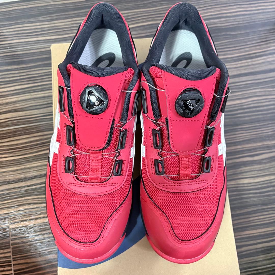 ASICS WINJOB CP209 BOA 26.5cm 赤　安全靴