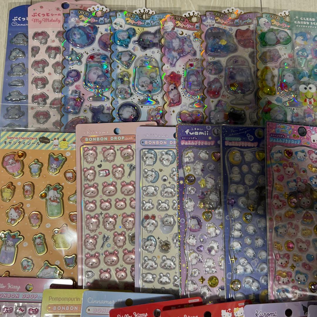 50枚セット ボンボンドロップシール まとめ売り - メルカリ