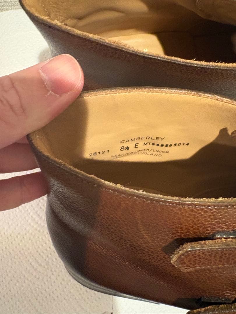 クロケットアンドジョーンズ　8.5E CAMBERLEY