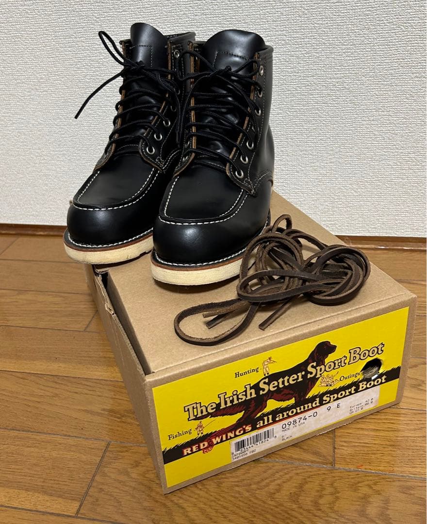 Red Wing Irish Setter Sport Boot ブラック