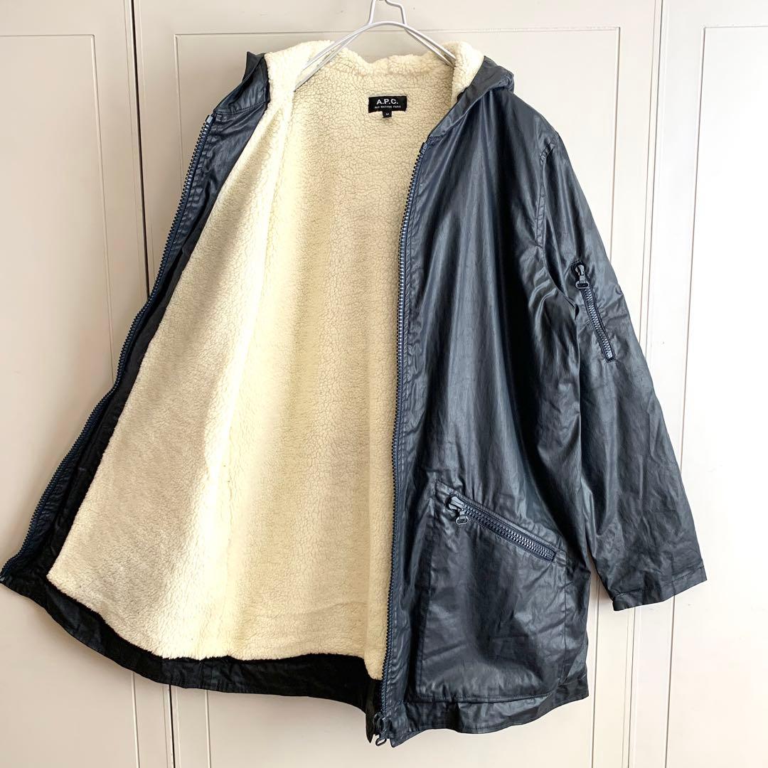 chico様 A.P.C. アーペーセー ボア モッズコート - メルカリ