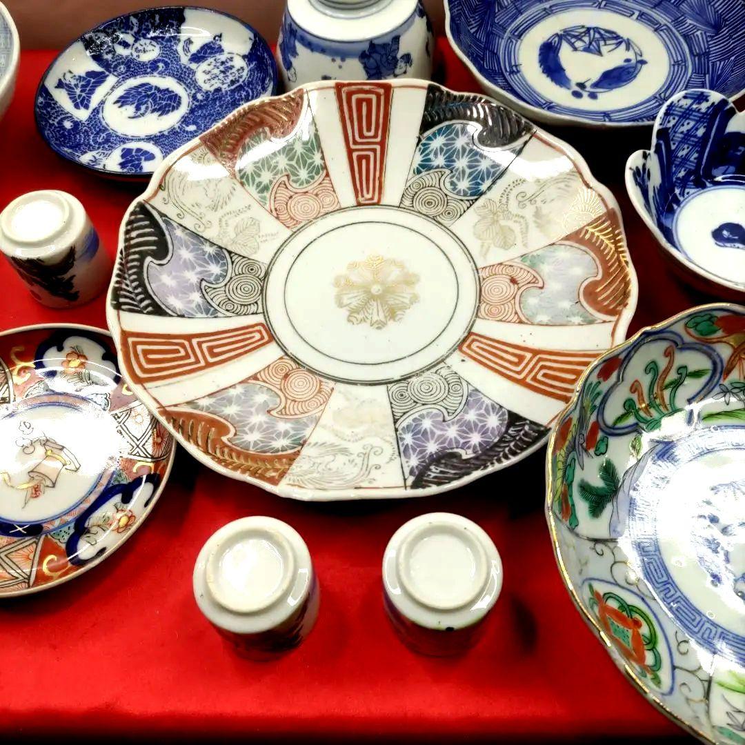 金継ぎ用】金継ぎ金直し有田焼伊万里焼古伊万里豆皿小皿なます皿平皿向