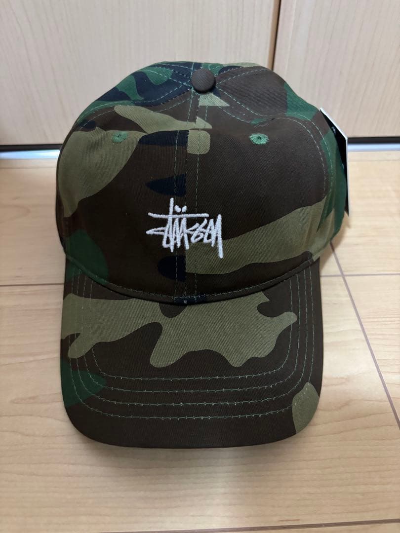 Stussy カモフラージュ ベースボールキャップ - メルカリ