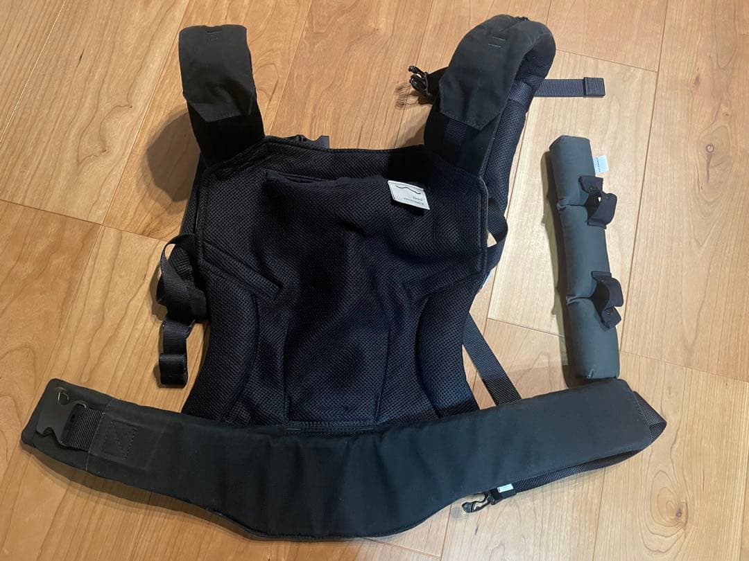 サンアンドビーチ sun＆beach 抱っこ紐 メッシュ ブラック OM-1