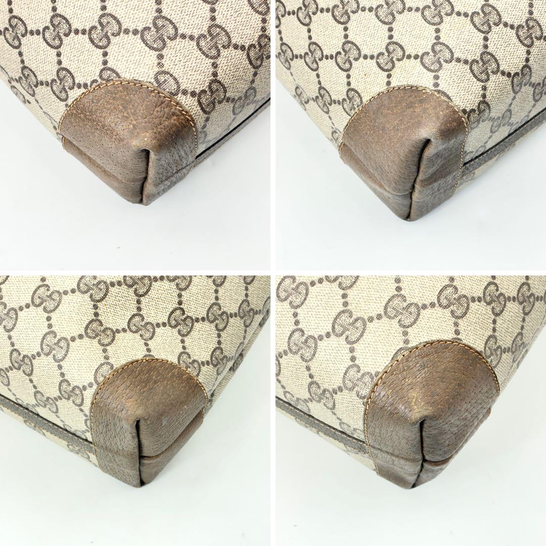 GUCCI トートバッグ 肩掛け GG柄 シェリーライン PVC A4収納可能