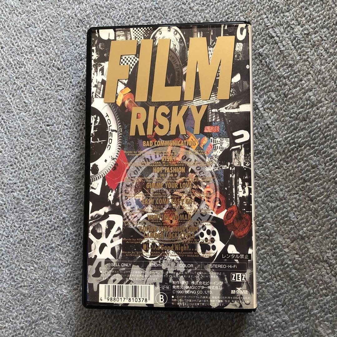 B'z FILM RISKY VHSビデオ - メルカリ