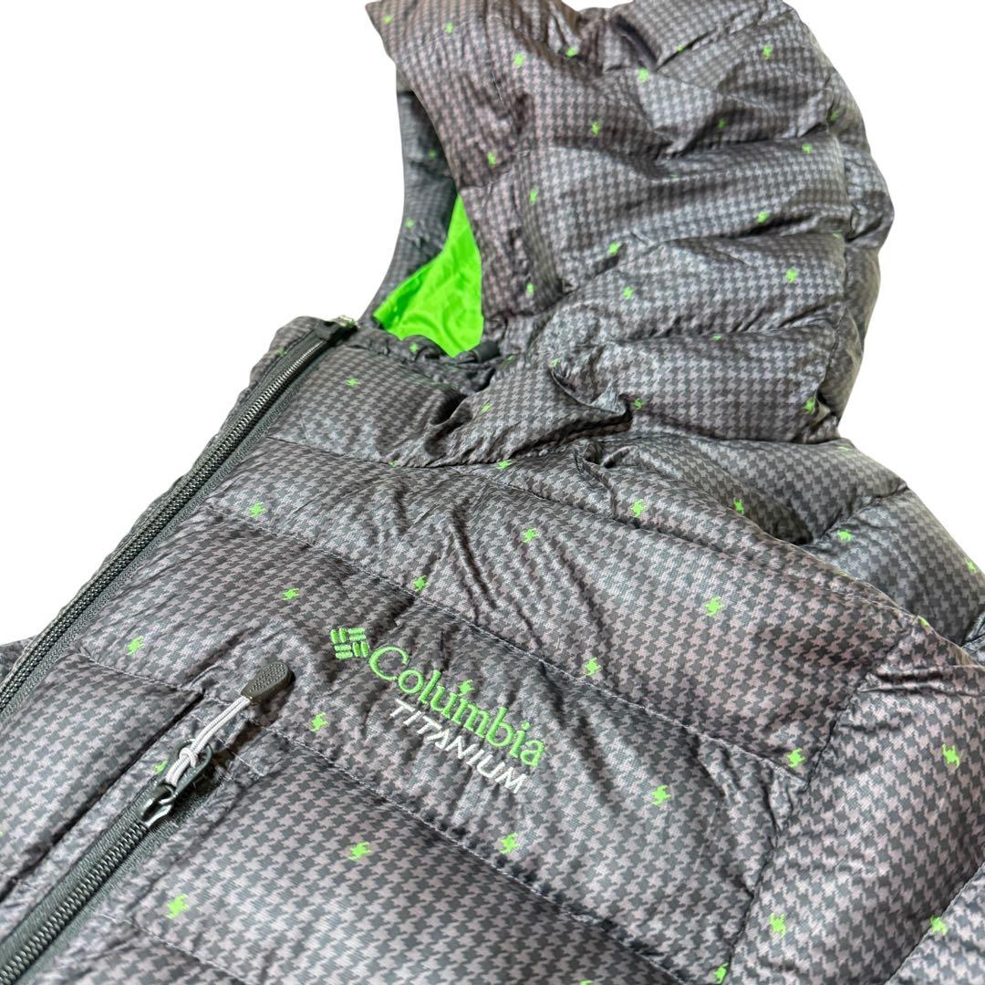 希少カラー Columbia アルパインダウンパーカ クレイターレイク
