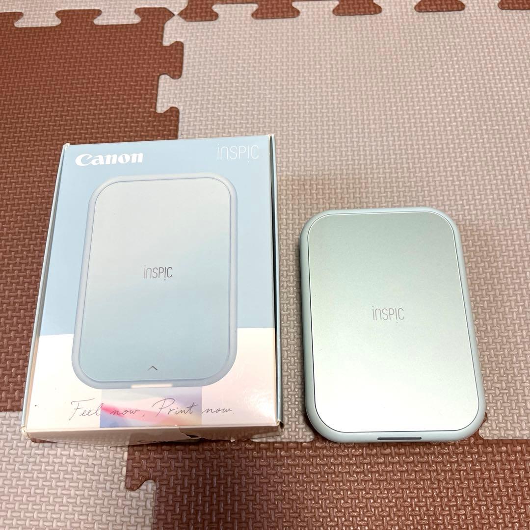 インスピック Inspic ミニフォトプリンター PV223ブルー - メルカリ