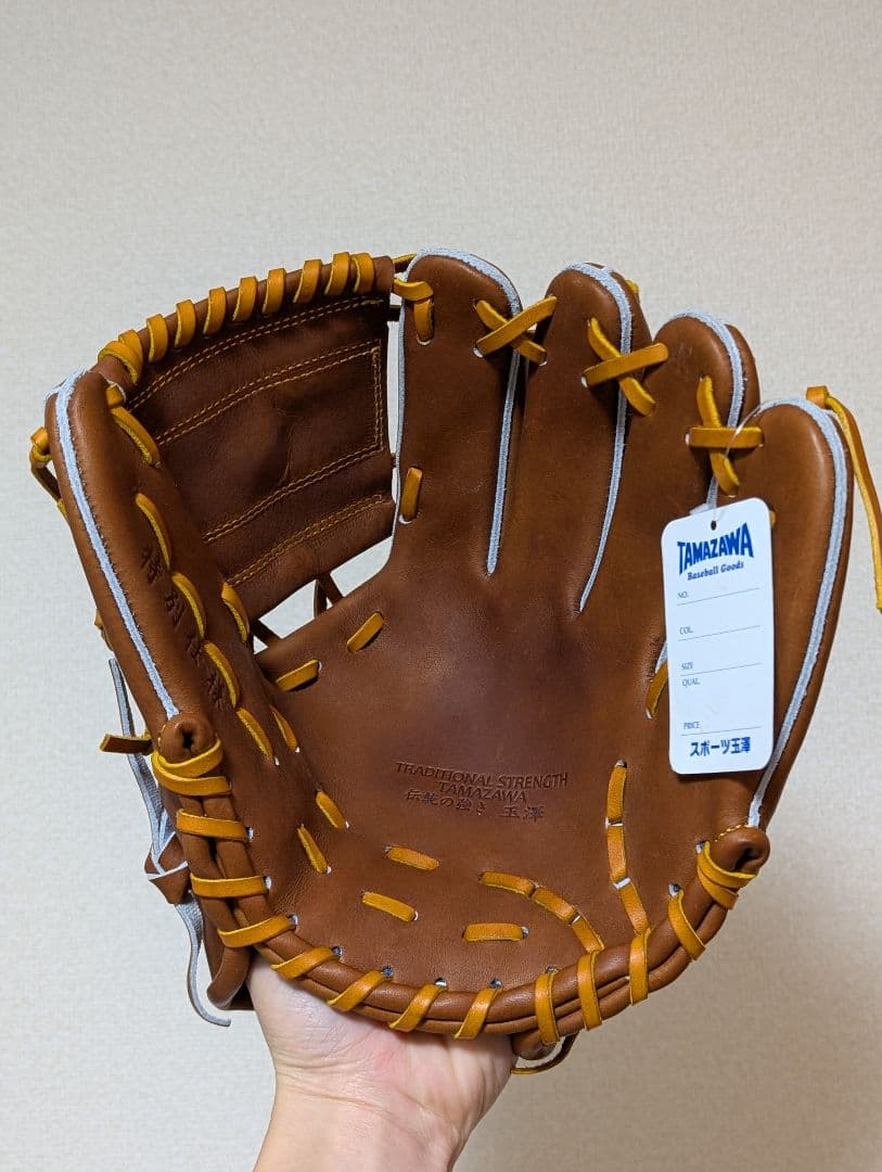 《新品》玉澤 TAMAZAWA 軟式内野手用グラブ 限定品 復刻版 ブラウン