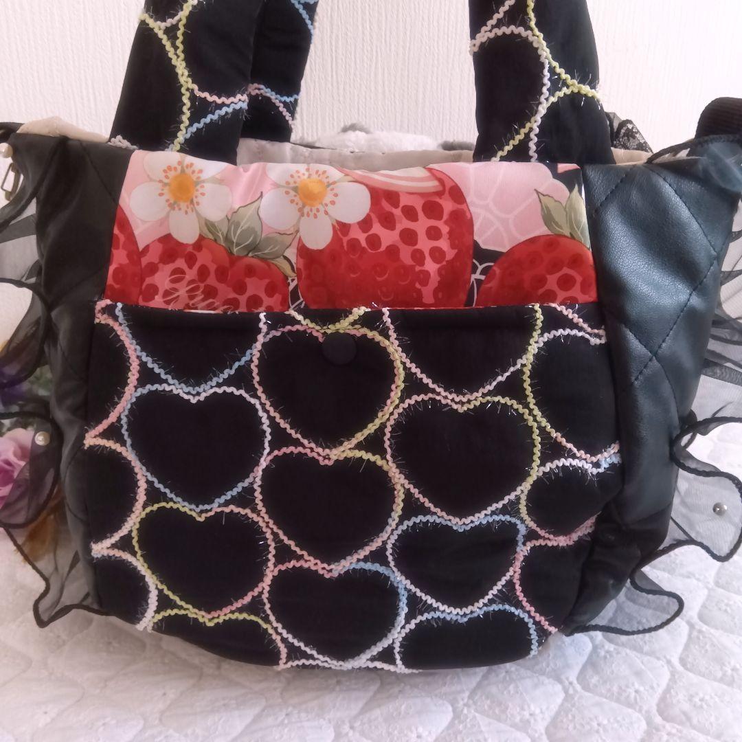 ⑤④まーるいフォルム＊ラウンドバッグ/トートバッグ♡コヤンイサム