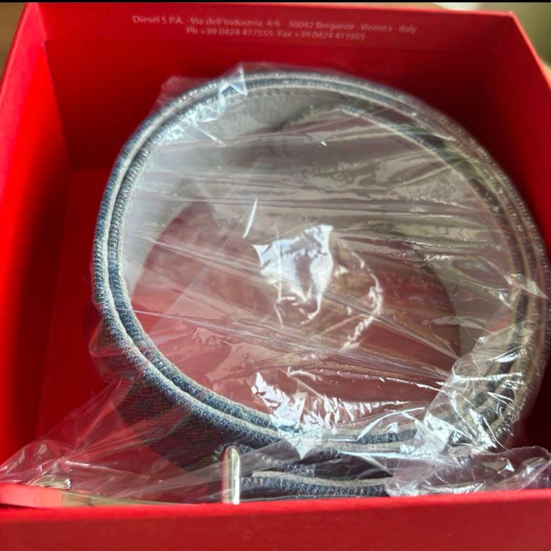 く*ん様 DIESEL ストーン装飾 ベルト 青色の通販はau PAY マーケット