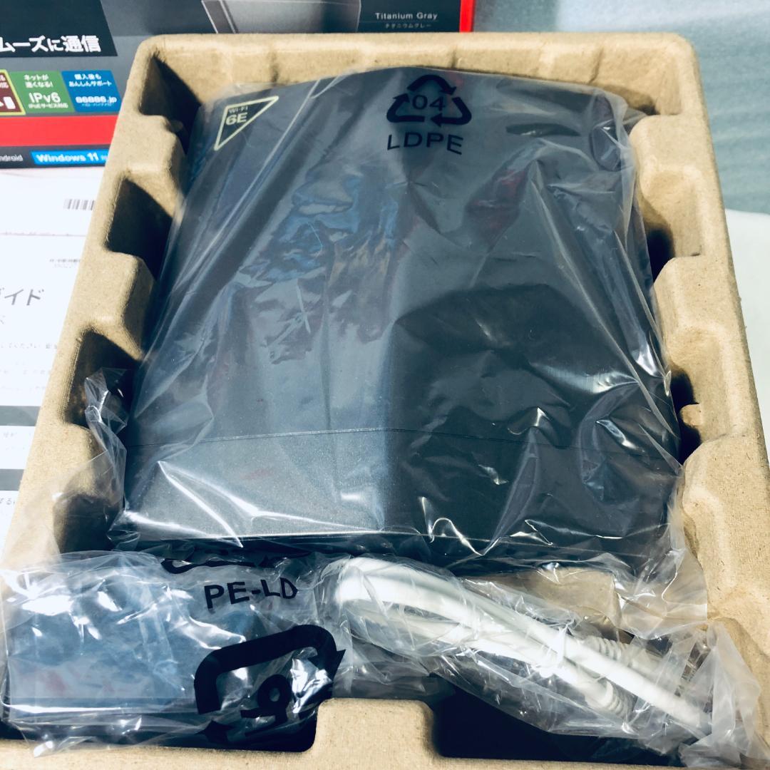 【ほぼ未使用】BUFFALO WSR-5400XE6 Wi-Fi 6E 2.5G