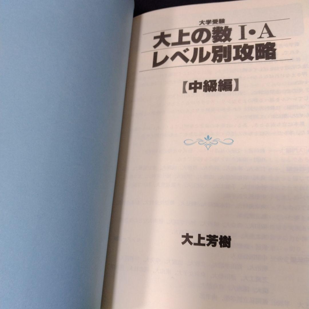 大上の数1・Aレベル別攻略 大学受験 中級編 東進ハイスクール
