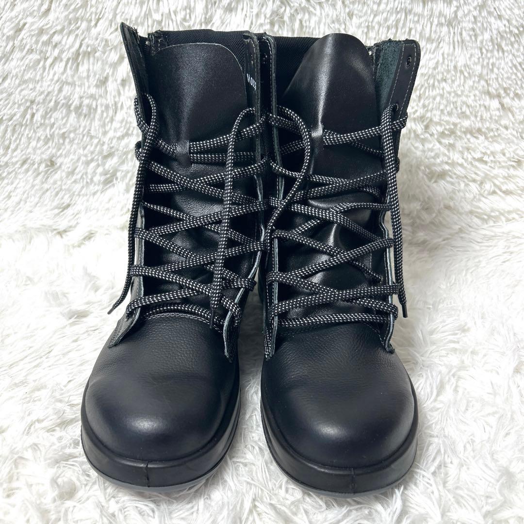 【未使用品】安全靴 26.0cm ブラック WS33 静電靴 消防 長編上