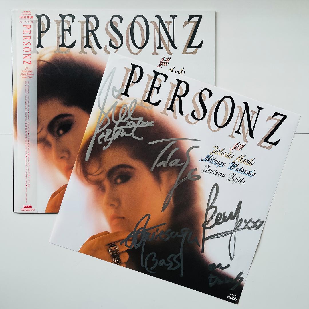 サイン入り 貴重 レコード〔 Personz パーソンズ 〕状態良好 Jill