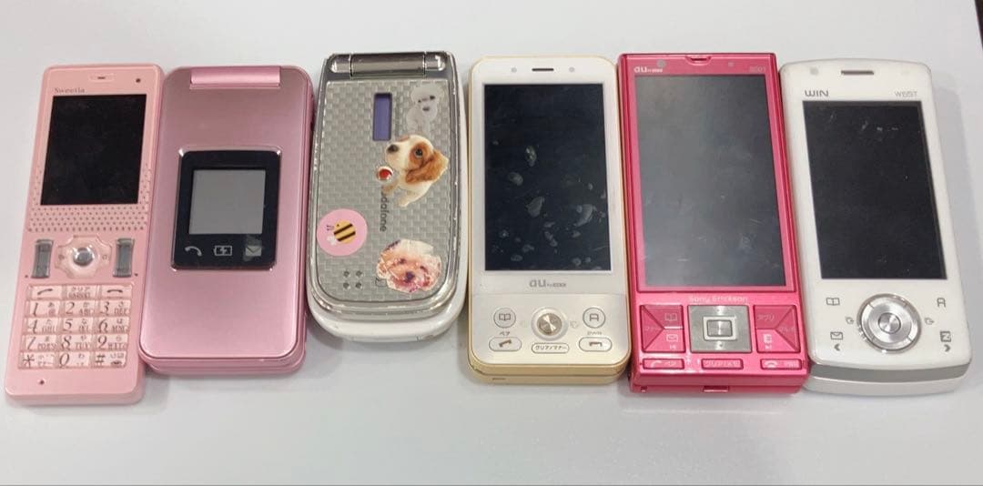 ガラケー スマホ 携帯電話 ジャンク au 折りたたみ まとめ - メルカリ