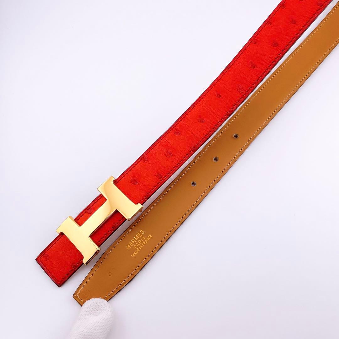 エルメス ベルト ミニコンスタンス 65 Hバックル リバ シブル OZ