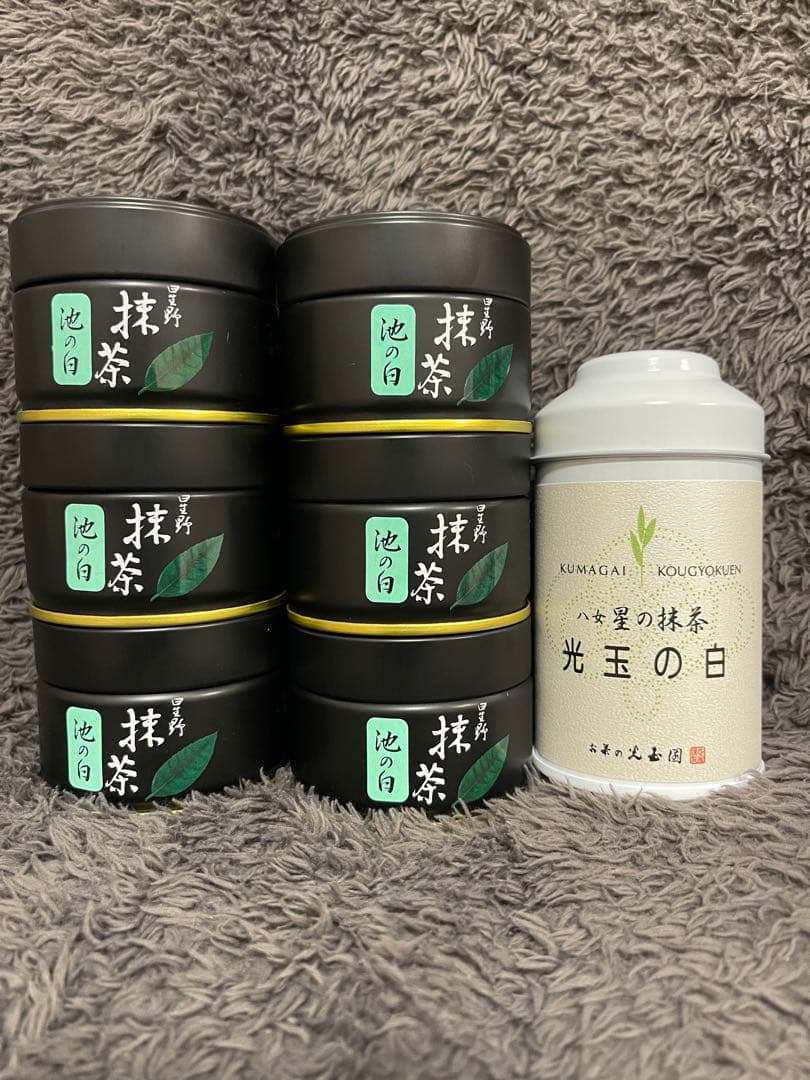 星野製茶園 抹茶 池の白20g×6光玉の白30g×