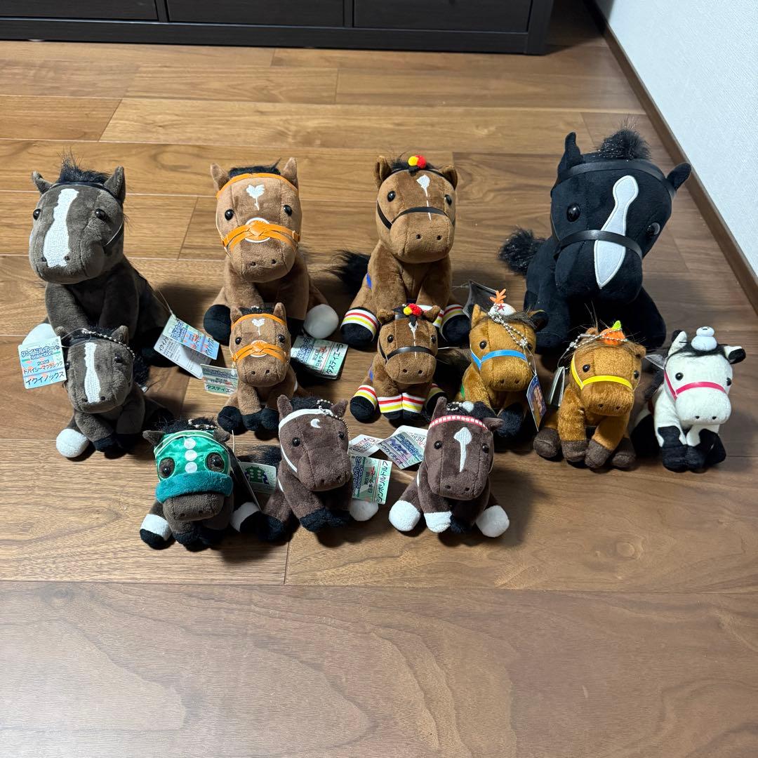 アイドルホース12体とノーザンホースパークくじぬいぐるみ1体セット