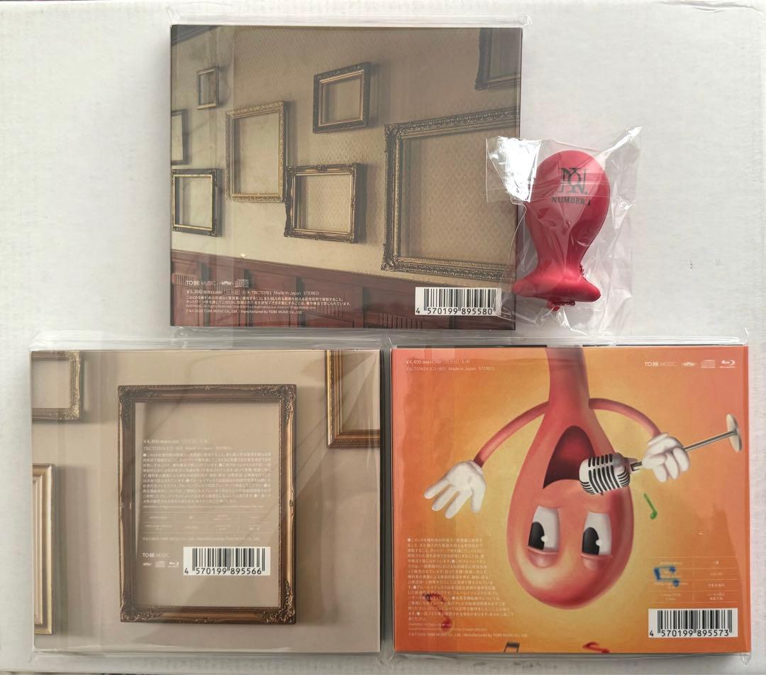 新品未開封　Number_i アルバム「No.Ⅱ」 《3形態＋まとめ買い特典付》