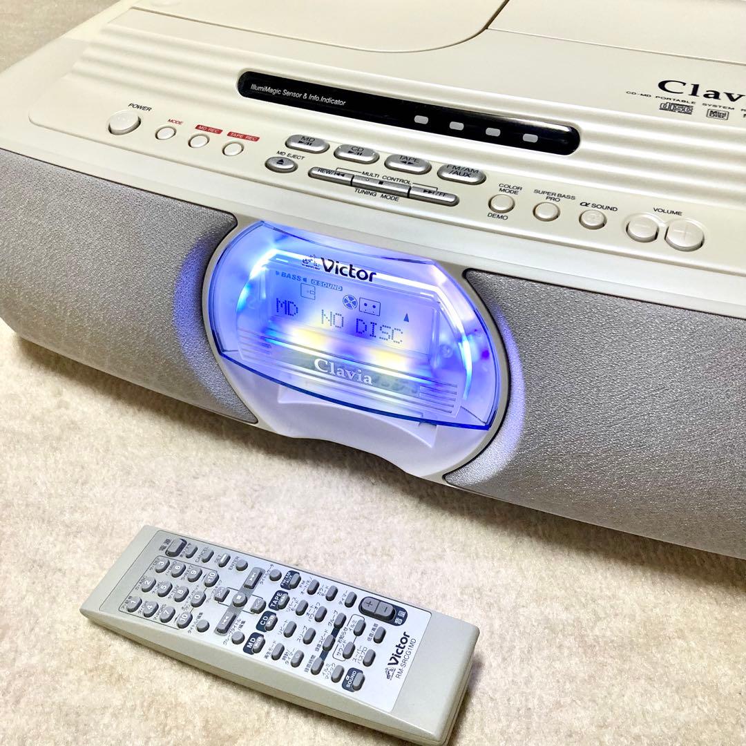 Victorビクター CD/MDラジカセ Claviaクラビア RC-G1MD - メルカリ