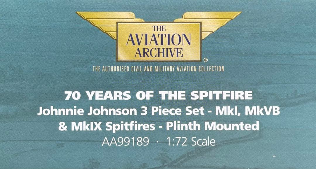 絶版新品希少 Corgi/コーギー1/72 スピットファイア70周年 3機セット