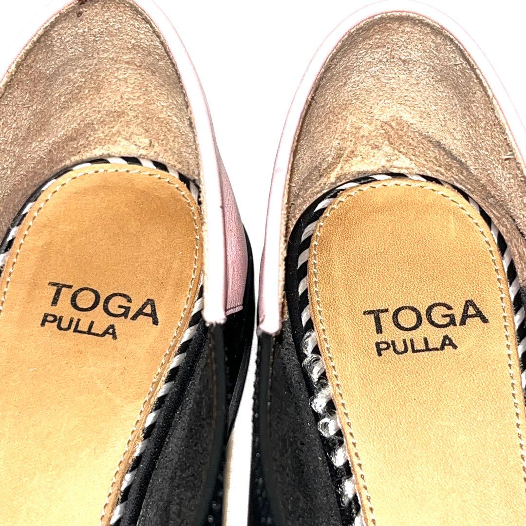 ★TOGA PULLAレザーフラットシューズ★36(23〜23.5cm)★
