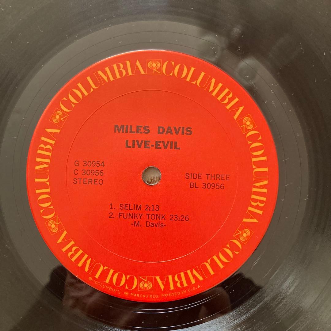 JAZZ L PレコードMiles Davis /￼LIVE-EVIL二枚組 - メルカリ