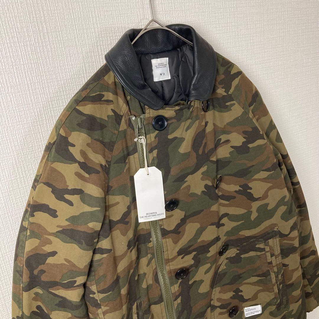 ジャケット・アウター 843 16AB5408 DECK CAMO PEA COAT \"MARLON\"
