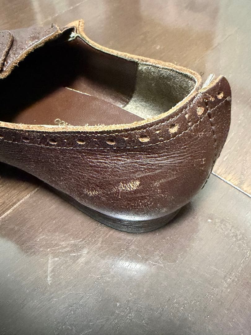 COMME des GARCONS】コムデギャルソン／スタッズ付レザーシューズ