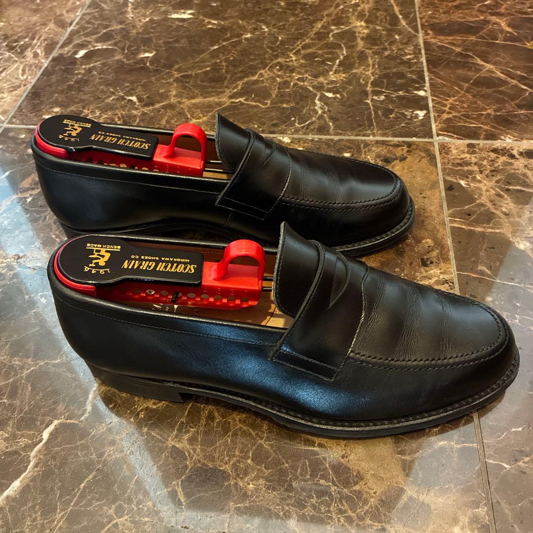 【SCOTCH GRAIN】ローファー 本革 ブラック 23.5cm