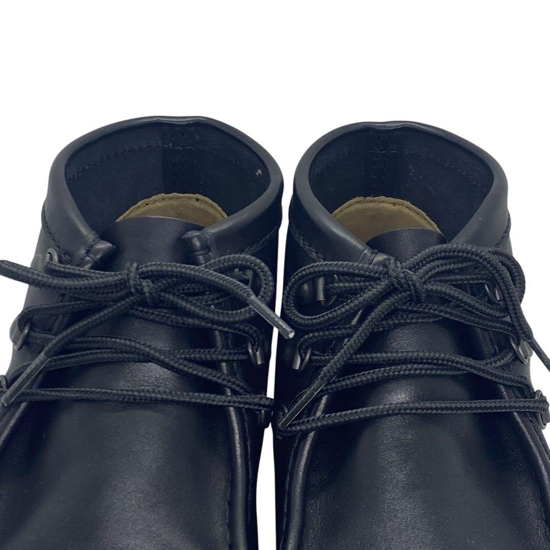 【美品】 Clarks クラークス　ワラビー 26.5cm モカシン 黒 レザー
