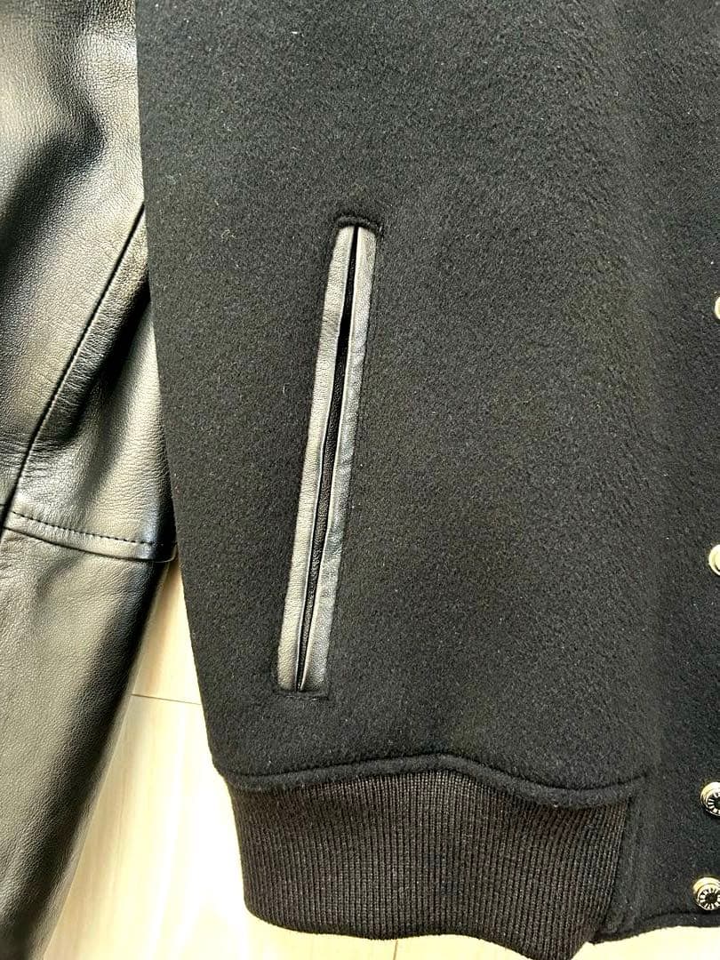 菅原靴店限定】EMMETI レザーカシミアスタジャン 48 - メルカリ