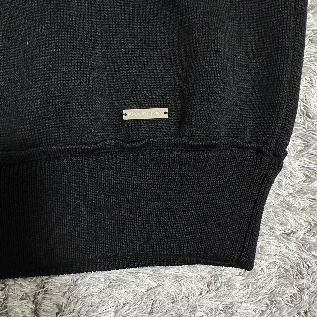超希少◎】DSQUARED2 ウールニット ジップデザイン 美品 完売モデル◎