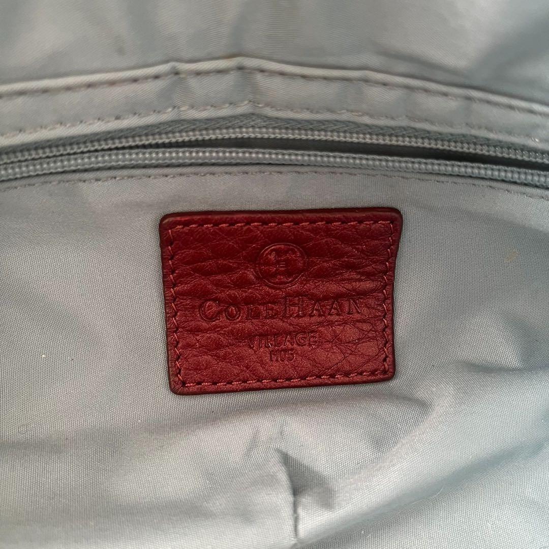 y2k archive cole haan studs leather bag