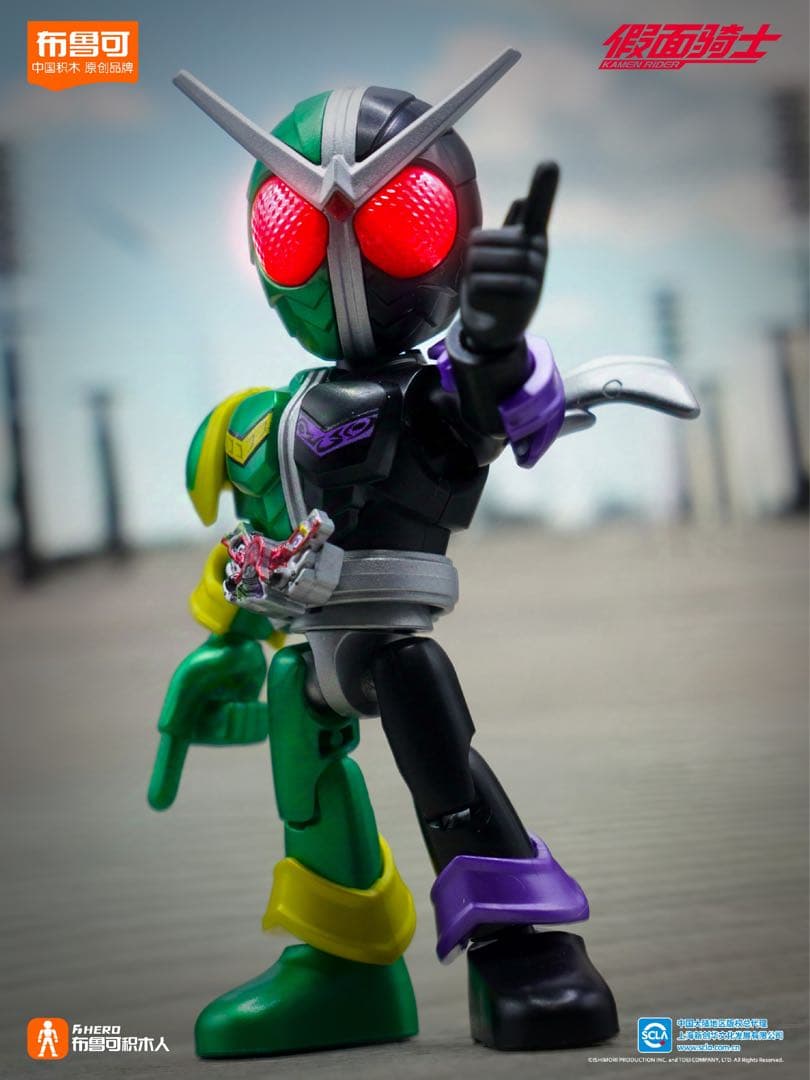 中国限定 布鲁可 仮面ライダー ブロックフィギュア星光版2弾 1BOX