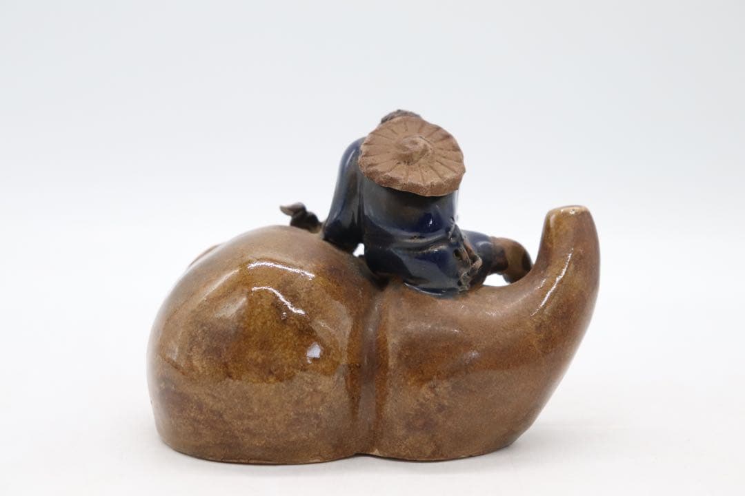 中国 石湾窯 瓢箪に乗っている人物 送料込み250326 - メルカリ