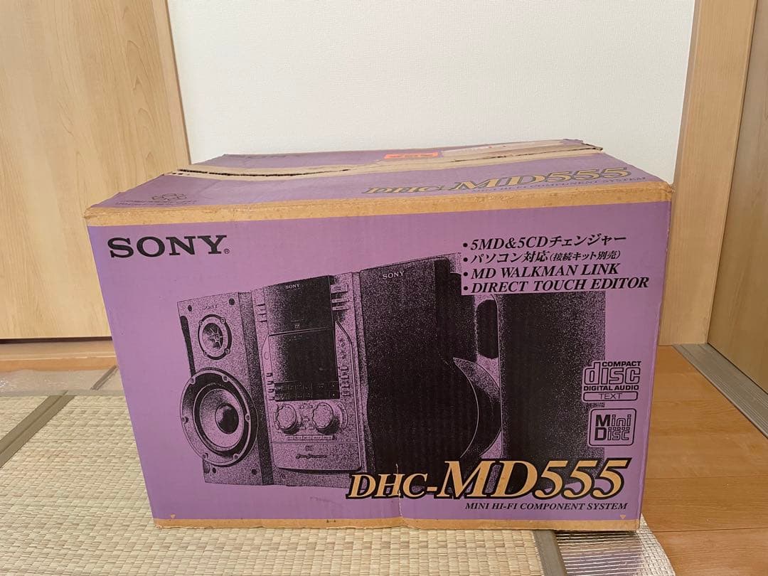 奇跡！ 新品未使用】SONY(ソニー)MDコンポピクシー”DHC-MD555
