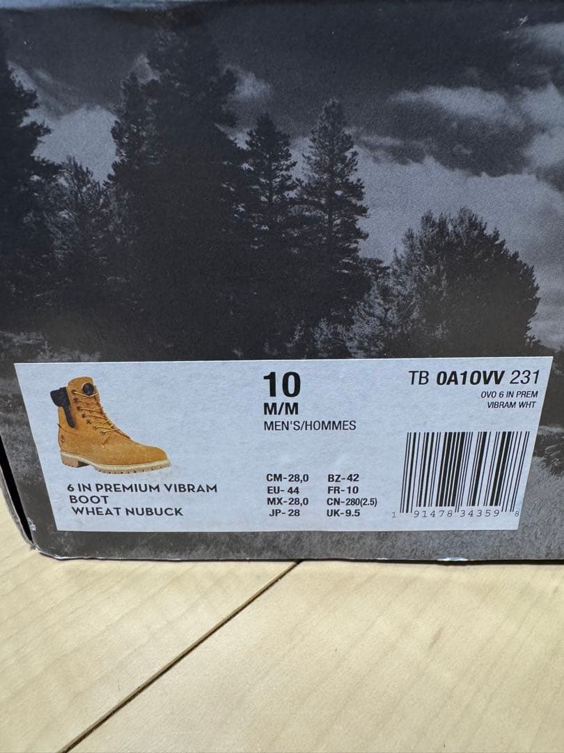 OVO x Timberlandコラボ 6 inch Boot \"Wheat\"