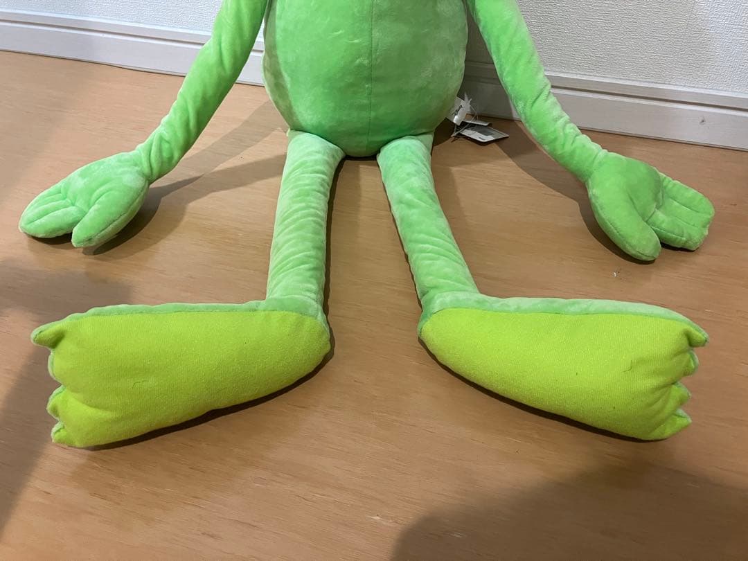 セサミストリート】Disney ディズニー カーミット 超特大 ぬいぐるみ