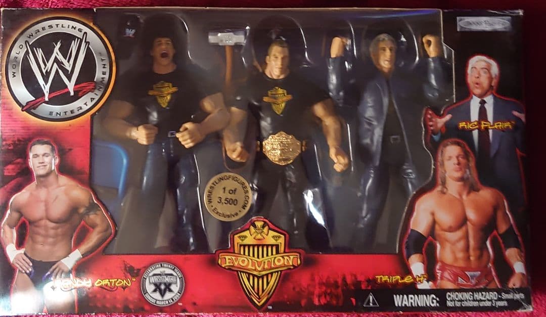WWE フィギュア Evolutionセット Amazon.com: Mattel WWE Elite Evolution 3-Pack Action Figures
