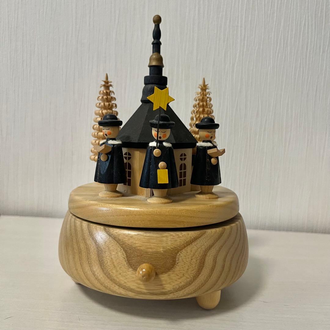 ドイツ　ザイフェン　オルゴール　【もみの木】 ドイツ ザイフェン 人形 もみの木 大 木製 | こぐま舎