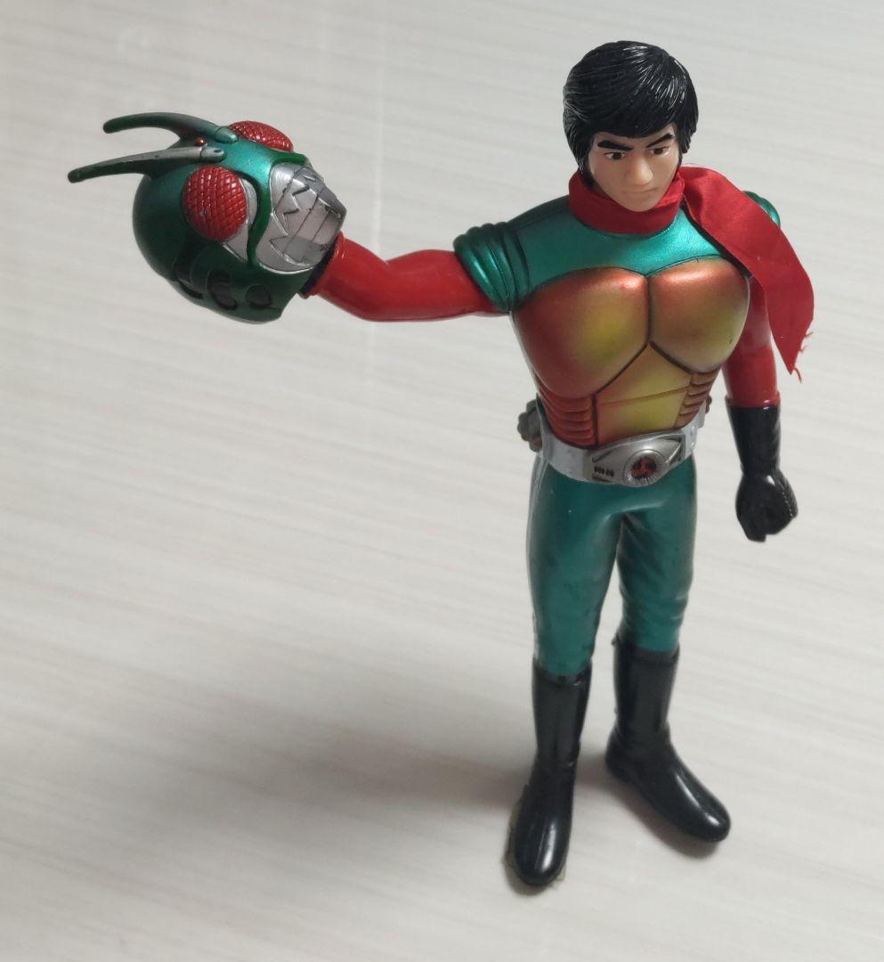 仮面ライダー スカイライダー 面取れソフビ ポピー 石森プロ 毎日放送