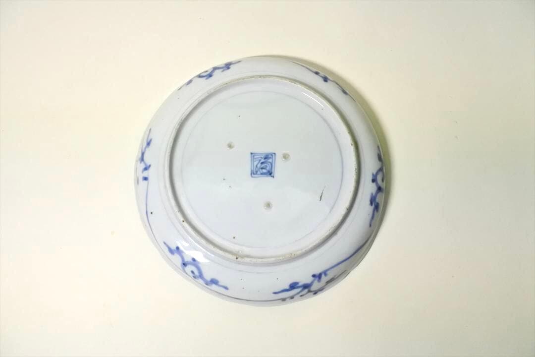 江戸中期～後期 伊万里 染付 皿 骨董品 アンティーク b i - メルカリ