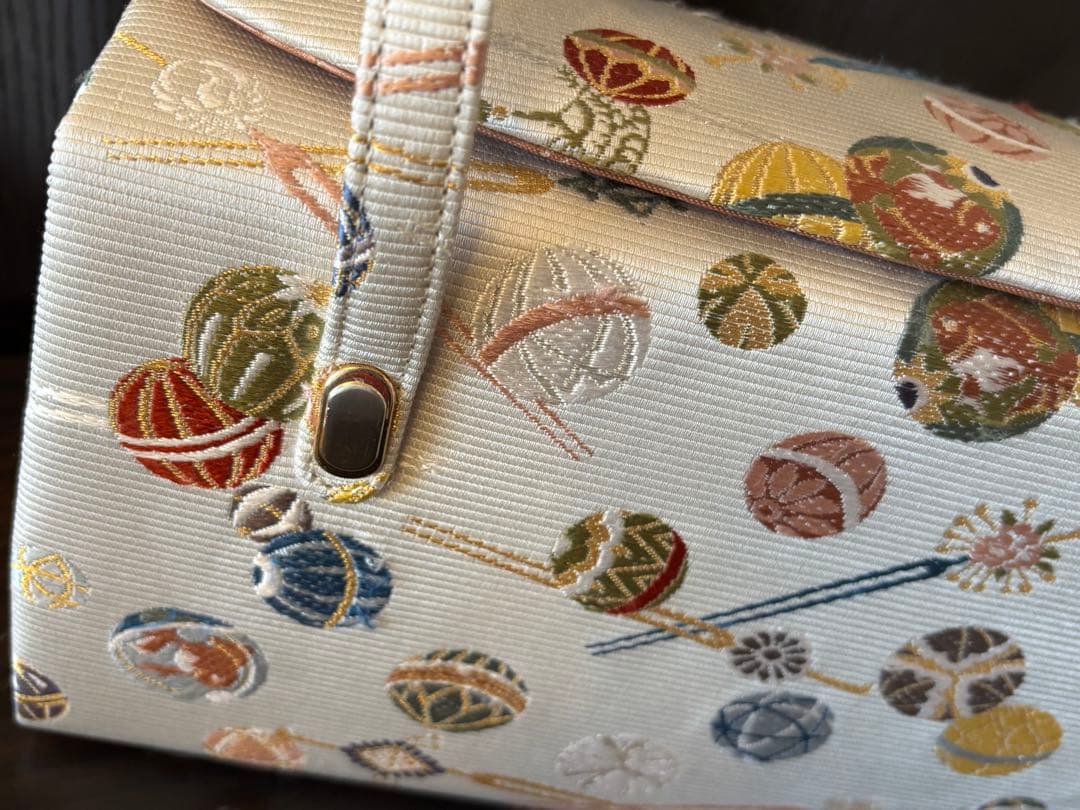 値下✳︎正月 成人式 初釜 茶会 和装バッグ 多色刺繍 ✳︎利休