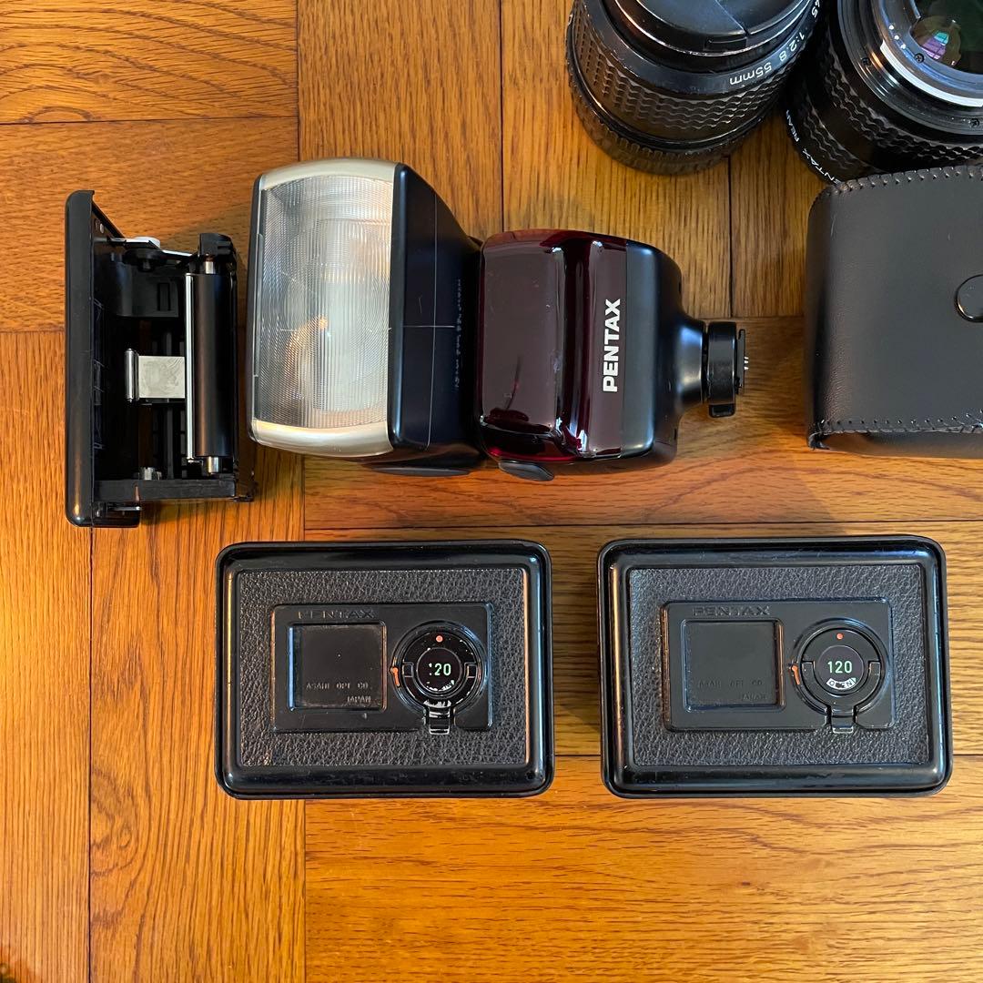 感動品 Pentax 645N レンズ3本と備品セット - デジタルカメラ正規 品