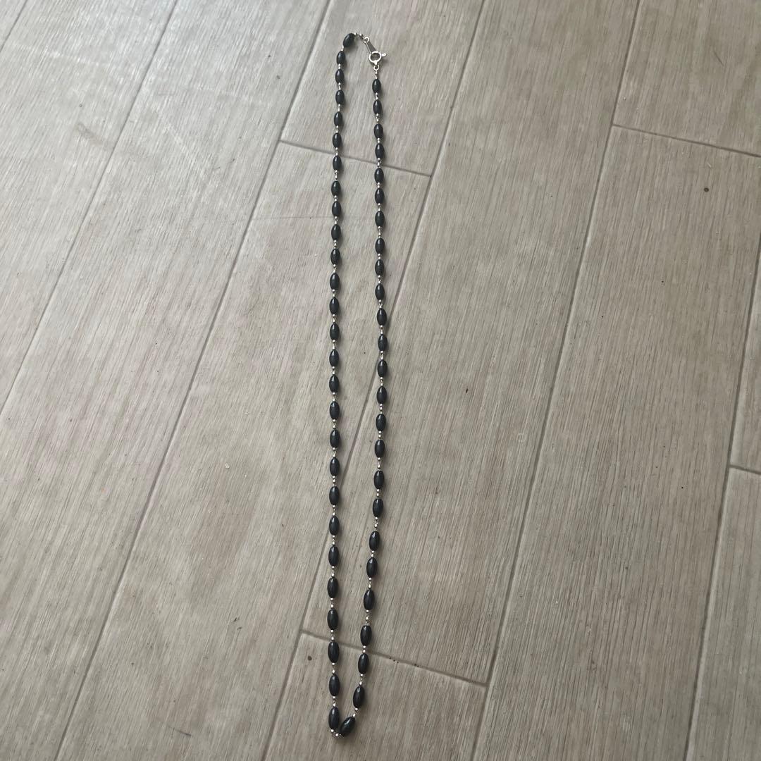 ディモアプレミアム(Dis Moi)ブラックシリカネックレス ロイヤル