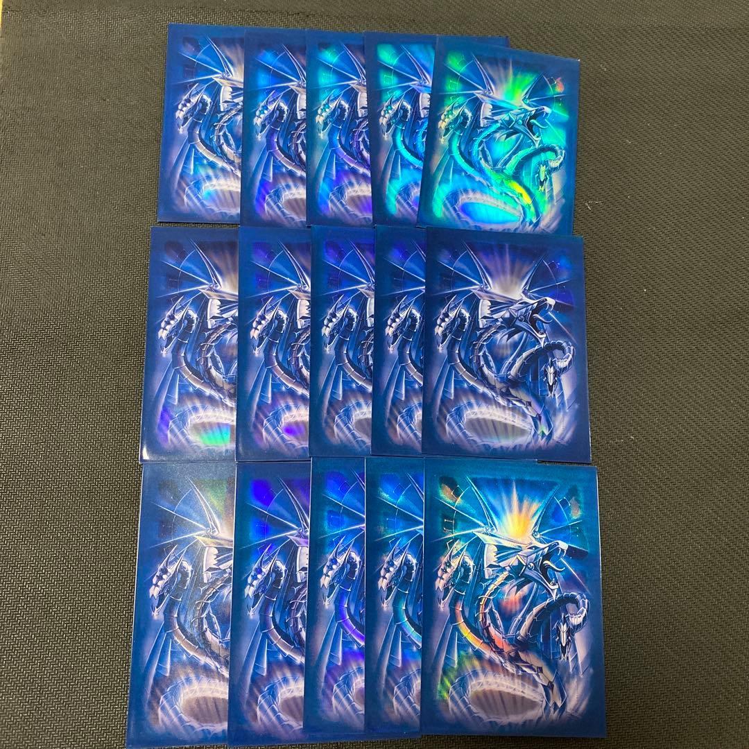 エクストラデッキ向け】遊戯王 サイバーエンドドラゴン スリーブ 青 15