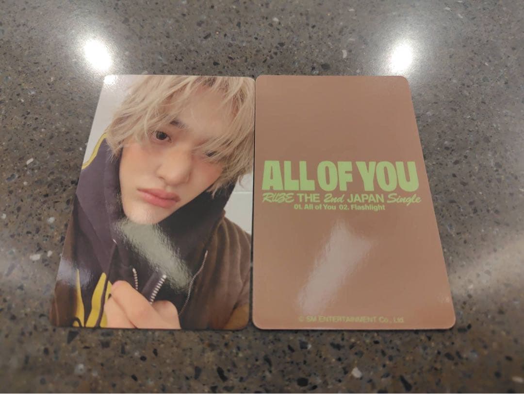 RIIZE ウォンビン All of You popup ユニバ 原宿 トレカ - メルカリ